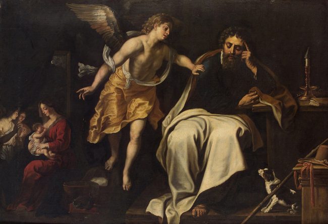 Dream of St Joseph, c. 1625–1630, by Gerard Seghers