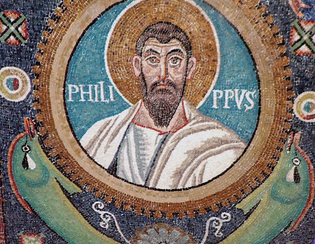 Philip_the_Apostle._Detail_of_the_mosaic_in_the_Basilica_of_San_Vitale._Ravena,_Italy