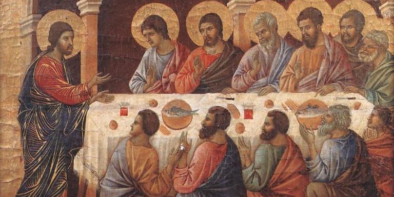 Duccio_di_Buoninsegna_-_Appearance_While_the_Apostles_are_at_Table_-_WGA06738