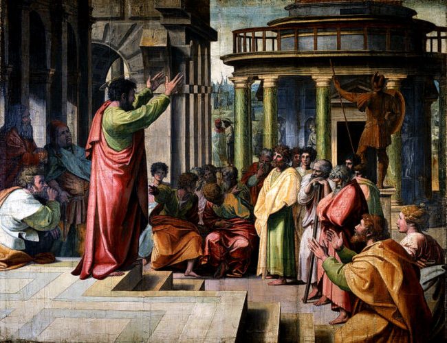 1280px-V&A_-_Raphael,_St_Paul_Preaching_in_Athens_(1515)